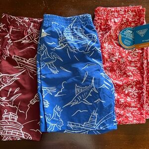 3 pair Columbia Youth XL swim trunks new with tags